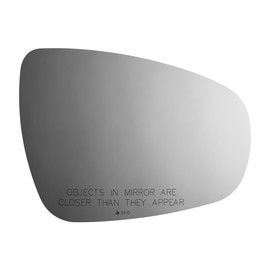Burco 5515 Convex Passenger Side Replacement Mirror Glass for 2011-2017 LEXUS CT200H, 2013-2015 ES300H, ES350, GS350, GS450H, LS460, LS600H
