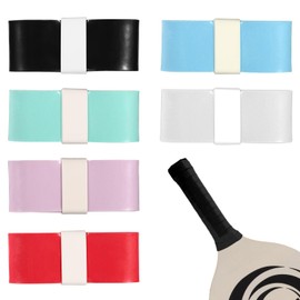 Gosknor 6pcs Tennis Racket Grip Tape, 6 Colors Anti-Slip Badminton Racket Grip Cover Comfort Tennis Racquet Grip Precut Wrap Badminton Overgrip Tape for Tennis Sports Lovers Gifts