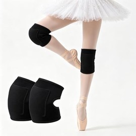 Dance Knee Pads for Women & Men – Breathable Mesh, Thick Padding for Floor Work, Adjustable hook and loop Straps, Durable for Volleyball, Yoga, Workou