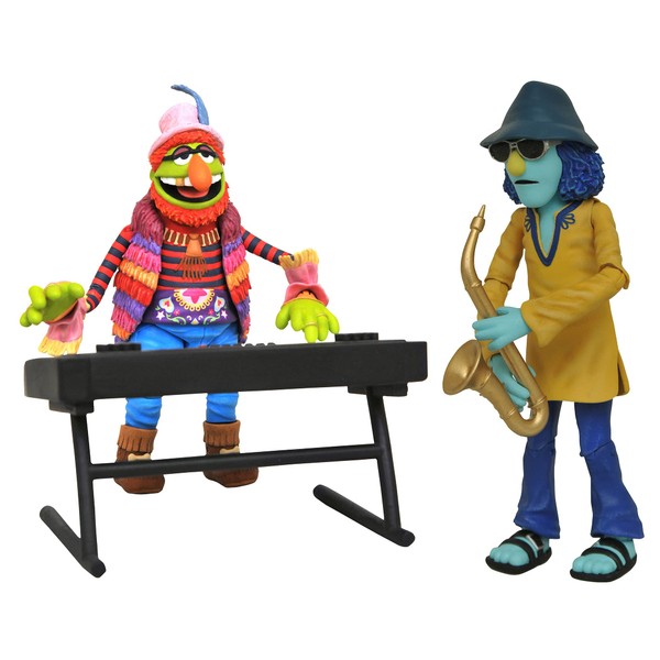 DIAMOND SELECT TOYS The Muppets: Dr. Teeth & Zoot Action Figure, Multicolor