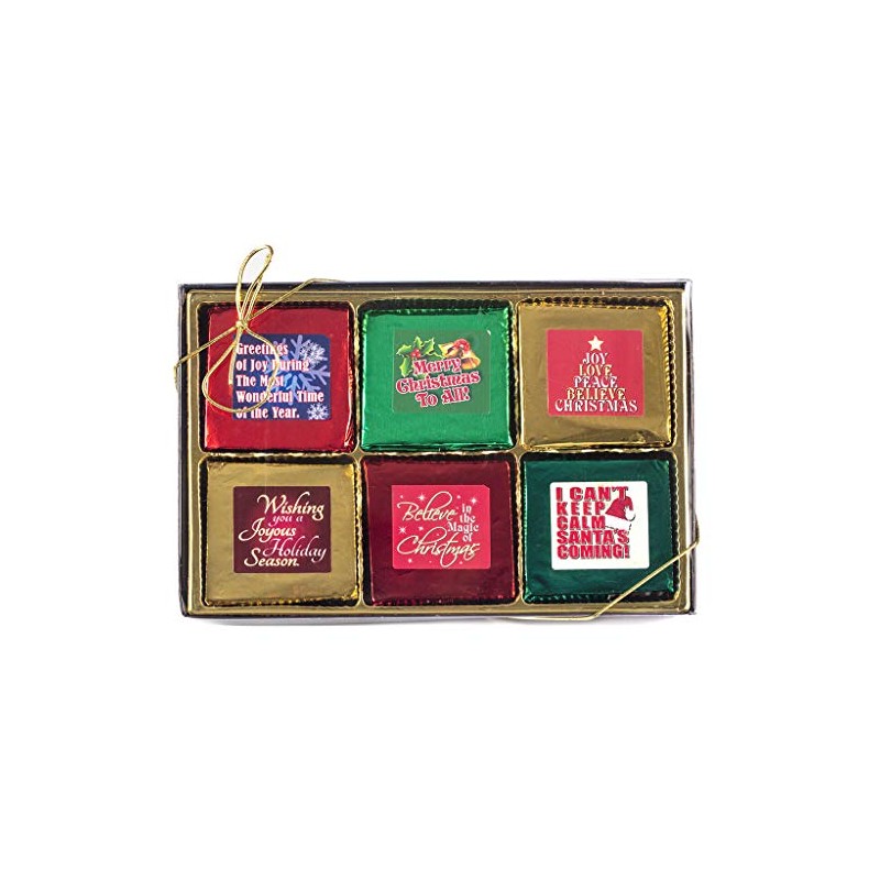 Christmas - "Cookie Talk" Chocolate Covered Graham Crackers - 12