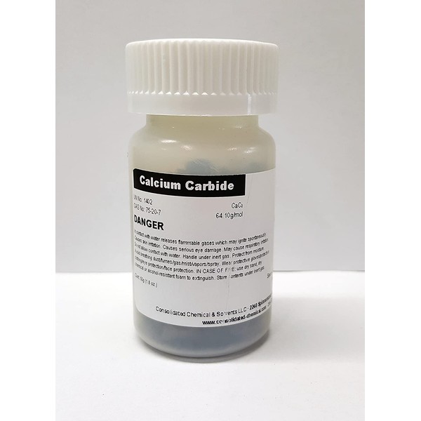 Calcium Carbide Lumps 50g Bottle