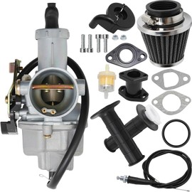 SYOWADA PZ27 Carburetor Replacement for Honda XR100 XR100R, Carburetor Replacement for Most 4 Stroke CG 125CC 150CC 200CC 250CC ATVs, Go Karts (Black)