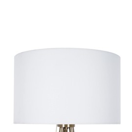 Catalina 22965-000 Mid-Century Modern Tripod Floor Lamp, 61.5", Antique Brass