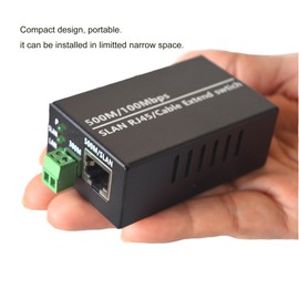 IP Ethernet Over Twisted Pair Extenders up to 300M(1000FT),Ethernet Over RJ45 Cat5/6 Network Cable up to 500M (1650FT) for HD Network IP Cameras 2 Pack