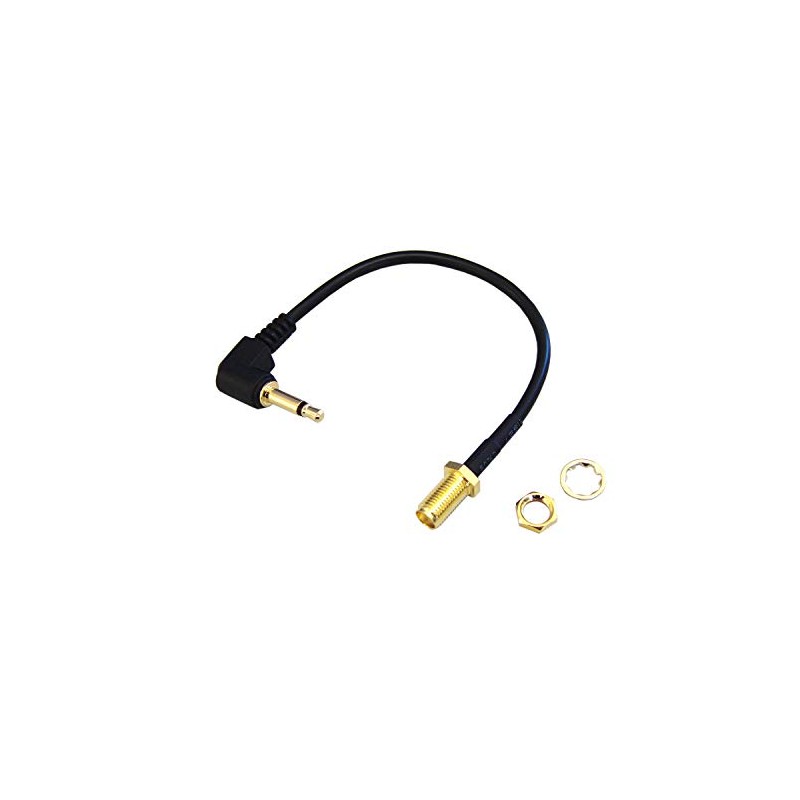 3.5mm L Shape Mono Mini Plug Male to SMA Female