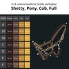 Headcollar for Horses, Stylish Leopard Look, 2-Way Adjustable Buckles, Shetty,