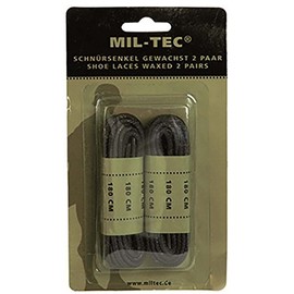 SCHNÜRSENKEL GEWACHST SCHWARZ 140CM