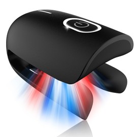 iKeener iKeener Nail Fungus Laser Therapy Device,Nail Laser Cleaning for Toenail Fingernails & Onychomycosis,Home Use Nail-Fungus Remover by 470nm Blue Light+660nm Red Light+905nm Infrared Light (Black)