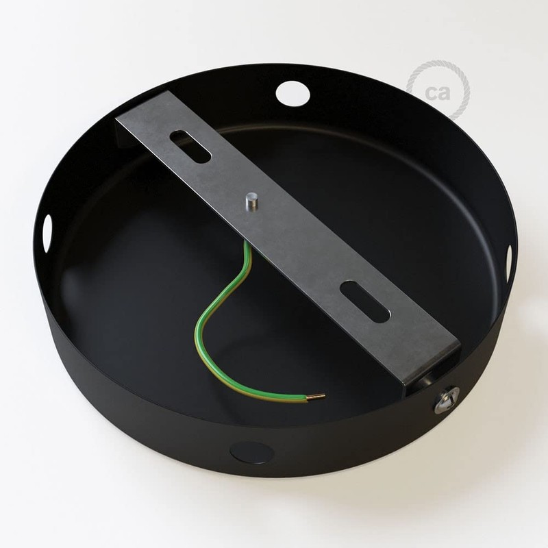 creative cables - Metal Cylindrical 4 Side Hole Lamp Canopy