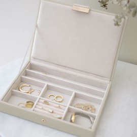 Stackers Oatmeal Classic Medium Jewellery Box Lid
