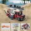 TYCOLE Camper Van Building Block Set, 880 PCS, With Outdoor
