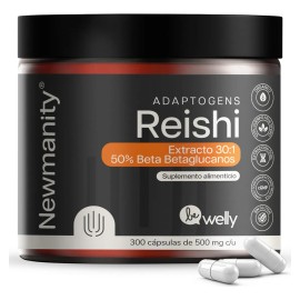 Reishi capsulas ultra concentrado 30:1-300 cápsulas hongo adaptogenos ganoderma myco lucidum Reishi extracto hongos adaptógenos 100% natural