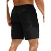 Jolicloth Men's Corduroy Shorts with Pockets Elastic Waist Drawstring Cargo