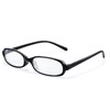 HASFOX Oval Eyewear Frames Clear Lens Bayonetta Fake Glasses Retro