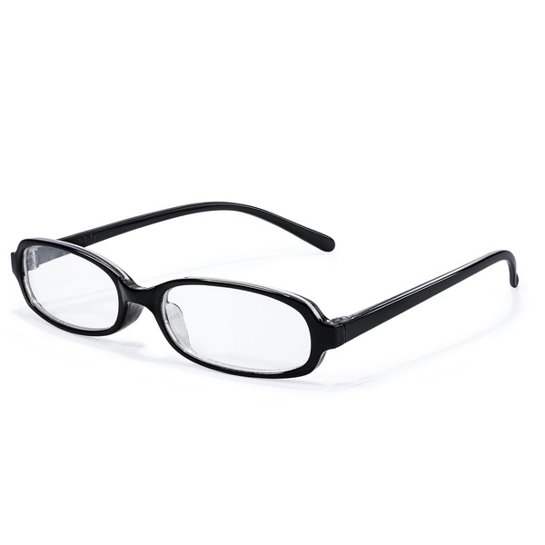 HASFOX Oval Eyewear Frames Clear Lens Bayonetta Fake Glasses Retro
