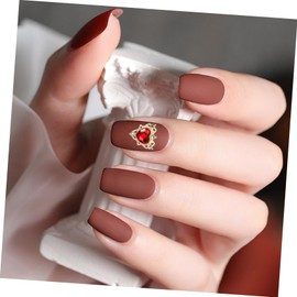 Healvian 30pcs Nail Rhinestones Charms Heart-Shaped Gems for Nail Art Decoration Easy to Use Manicure Accessories for Women and Girls for Designs