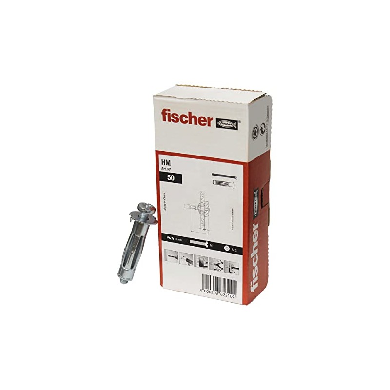 Fischer Hollow Wall Anchors Metal 5 x 37 S (Pack