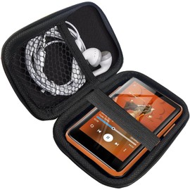 Compatible with HiBy R1 Case, Blueshaweu Durable EVA Carrying Case, Shockproof & Lightweight Protective Cover Compatible for HiBy R1 HiFi MP3 Player (Black)