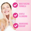YOLY Rosehip Shower Gel - Moisturizing Body Wash [PACK OF