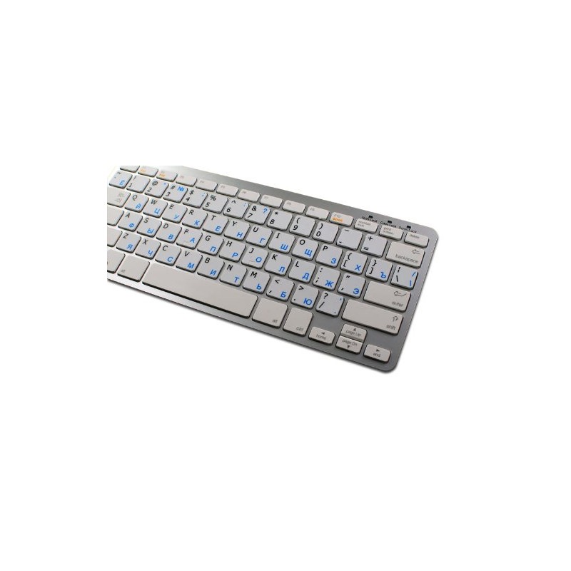 Russian Cyrillic - English Non-Transparent Keyboard Decals Black OR White