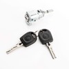 LST Lock cylinder door lock with two keys front right