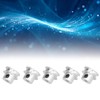 5 Pack Screw Fixed Round Pulley Durable VShaped Pulley with