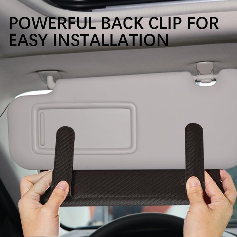 Lecctso Car Tissue Holder, Car Napkin Holder, Premium PU Leather
