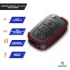Ragirno Funda Llave Piel Compatible Con Vw Polo Golf Jetta