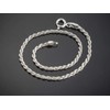AKA Gioielli® - 925 Sterling Silver Rhodium Bracelet Women Men