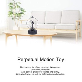 Perpetual Motion Desk Toy Magnetic Levitation Physical Science Toy Desk Decor USB/Battery Science Psychology Home Office Decor Toy Desktop Accessories