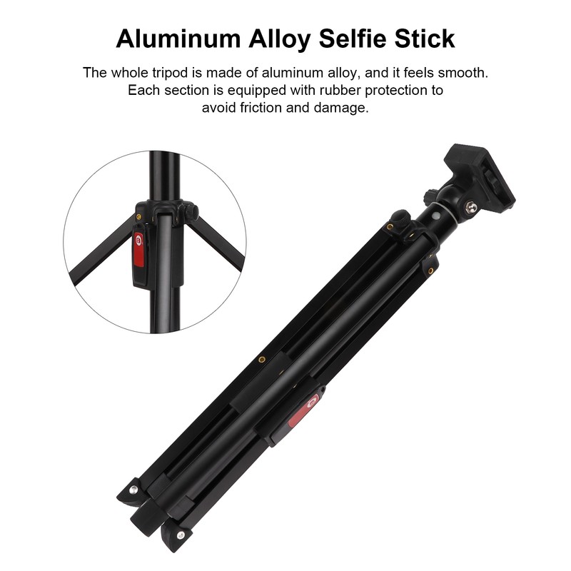 YK‑2688 Aluminum Alloy Tripod Selfie Stick for Fill Light Cellphone