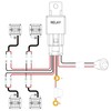 Nilight 4PCS LED Pods 3Inch 42W LED Cubes Upgraded Spot
