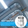 PATIKIL 6 Inch to 5 Inch Round Duct Reducer Increaser