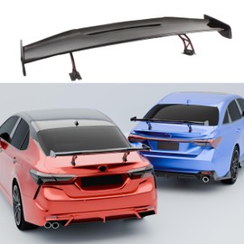 Rear Trunk Deck Lid Spoiler Wing for Toyota Camry Avalon Accessories Sedan Saloon All Models All Years Painted Gloss Black ABS Material Easy Installation Adjustable Angle