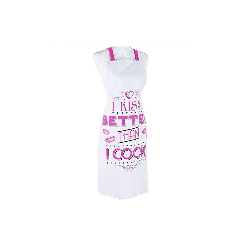 The Leonardo Collection Slogan Kitchen Apron - I Kiss Better
