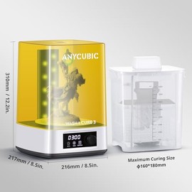 Anycubic Estación Lavado Curado Impresora Resina Post Proceso Mayoría Impresoras Lcd Sla Msla Dlp Ahorro Detergente Modelos Limpieza Dual