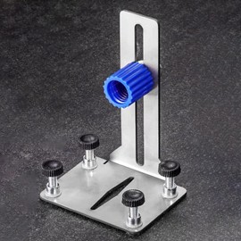 Wall Brackets - Wall Mounted Level Bracket | Thickened Stainless Steel Holder Wall-Mounted Stand with 15mm and 6mm Interfaces for Bedroom Industrial Living Room