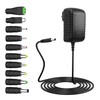 12V 3A Power Supply Charger with 10 Interchangeable DC Plugs