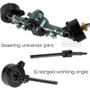 RCarmubWow +5mm Widen Axles Housing Upgrades Part for SCX24 Deadbolt