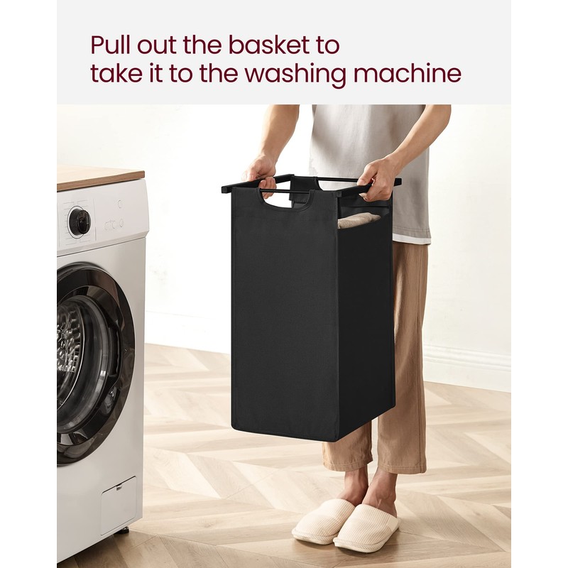 VASAGLE Laundry Hamper, Laundry Basket, Laundry Sorter with 2 Pull-Out