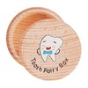 Baby Teeth Keepsake Box - Wood Baby Tooth Container |