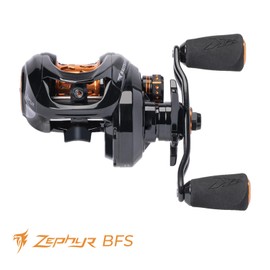 KASTKING Bait Reel, Zephyr BFS, 7.2:1 Gear Ratio, Equipped with Drag Clicker, Weight: 5.6 oz (158 g), Ultra Lightweight, Baitfinesse Exclusive, 6+1BB Carbon Frame, Compatible with Mountain Streams