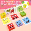 FULHANY Wooden Cube Puzzle - Cube Puzzle - Cube Faces