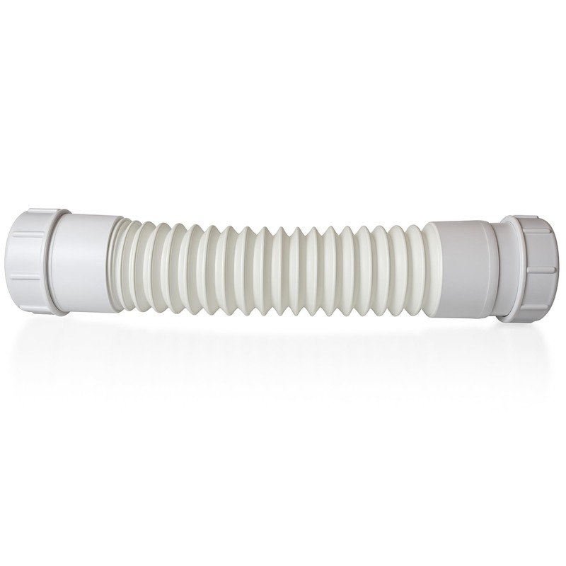 Hulthor 40mm Flexible Waste Pipe Connector, Universal Compression Fitting for