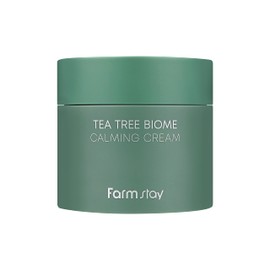 Farm Stay FARMSTAY Tea Tree Biome Calming Cream - Daily Face Moisturizer, Korean Skin Care, Calming and Hydrating Cream for Dry, Sensitive Skin, Tea  