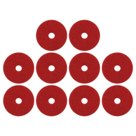 SING F LTD 10PCS Spool Pin Red Felt Pads Crafts Compatible with Singer 222K 201K 221K 99K 66K 28K 128K Sewing Machines 25mm O.D. 4mm I.D.