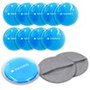 Navaris Round Gel Ice Pack Set - Set of 10