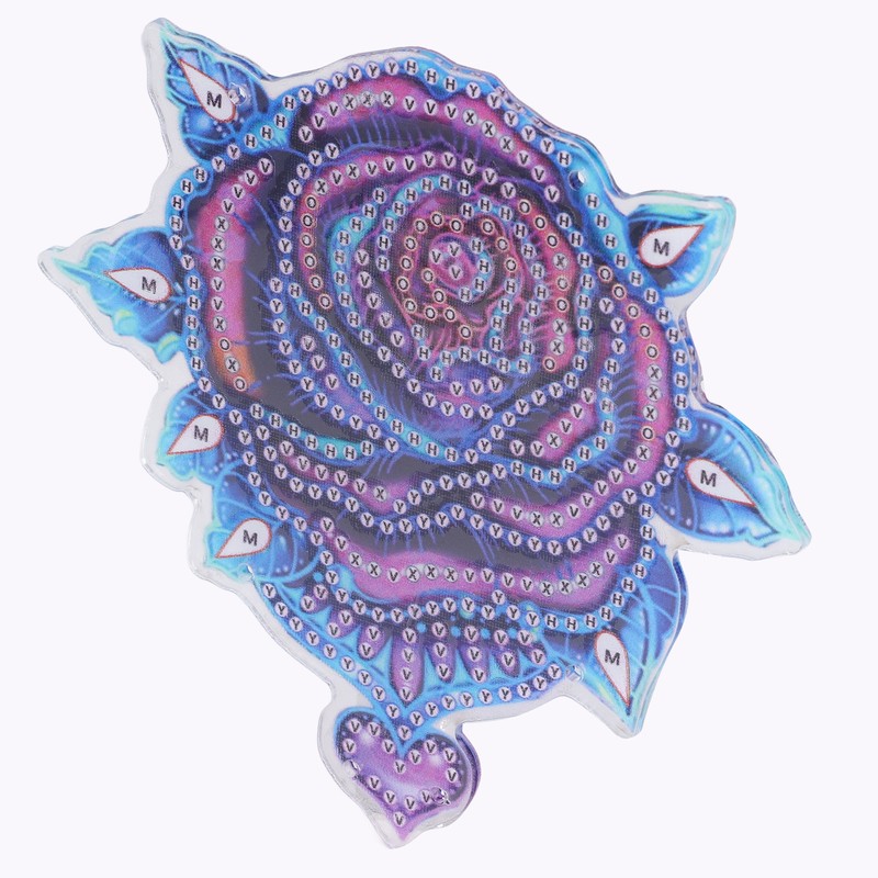 Diamond Painting Pendant DIY Rose Diamond Painting Window Hanging Decoration