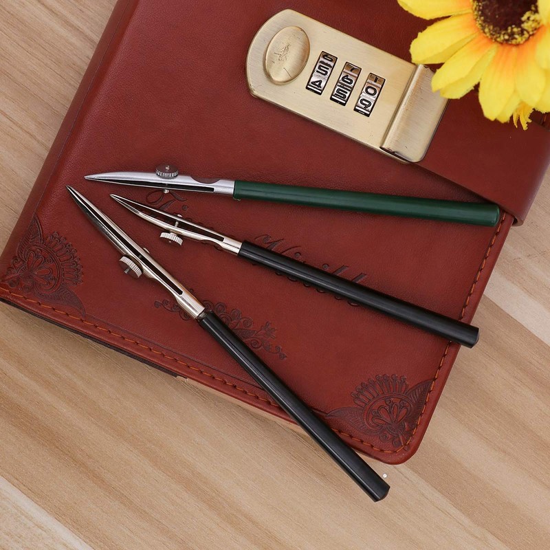 Supvox 3 Pieces Straight Line Pen Fine Line Pen Adjustable